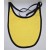 Bavette jaune avec contour noir 