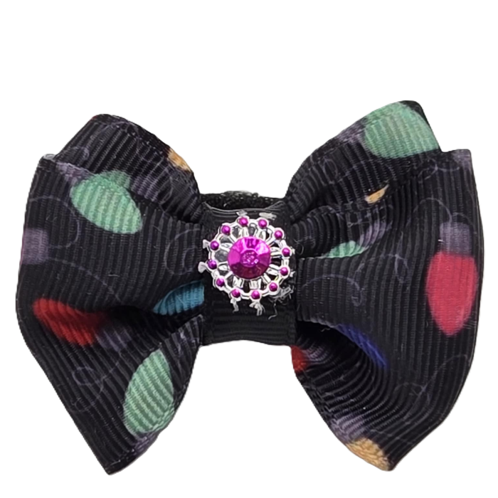 Boucle double aux couleurs de Noël