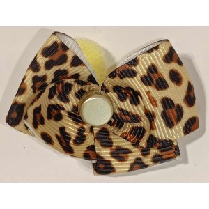 Boucle à élastique de coton : léopard