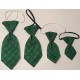 Cravates : moyen : vert carreaux vert