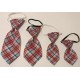 Cravates : très petite : carreauté rouge/bleu/blanc