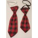 Cravates : moyen : carreauté rouge et noir
