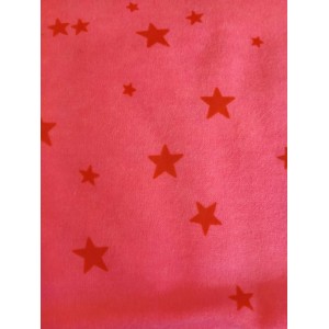 Foulards Automne-Hiver  : rose étoile rouge (flanelle) : Grand