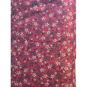 Foulards Automne-Hiver : rose fleur rose/mauve (flanelle) : Grand