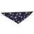 Bleu marin avec motifs de bonhomme de neige, étoile et bonbon de noël 