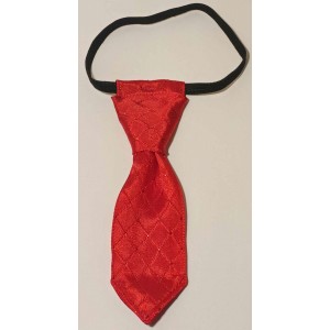 Cravates : petite : rouge carreaux rouge