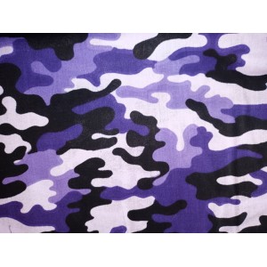 Foulards Les Camouflages : mauve : Grand