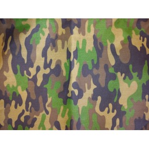 Foulards Les Camouflages : vert/brun/noir : Très petit