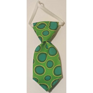 Cravates : très petite : vert pois vert