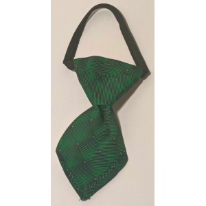Cravates : très petite : vert carreaux vert