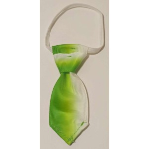 Cravates : très petite : vert/blanc